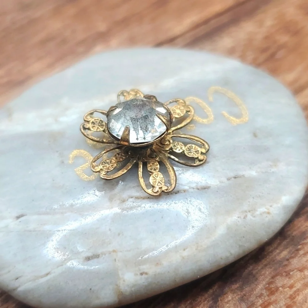 Edwardian lace antique‎ pendant